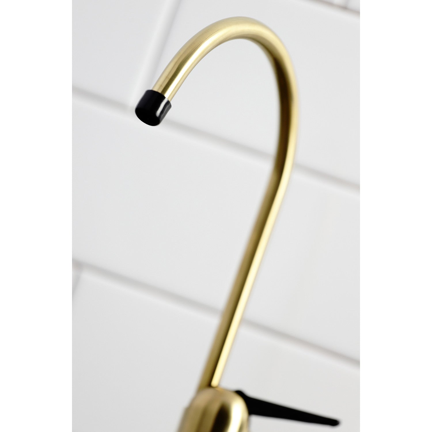 Kingston Tulare K6197 - Americana Single-Handle 1-Hole Deck Mount Water Filtration Faucet, Brushed Brass — thumbnail 3